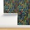 Botanical Watercolor Fern Nature Plant Garden Nursery Custom Removable Wallpaper by Spoonflower Peel & Stick Wallpaper 2FT Wide